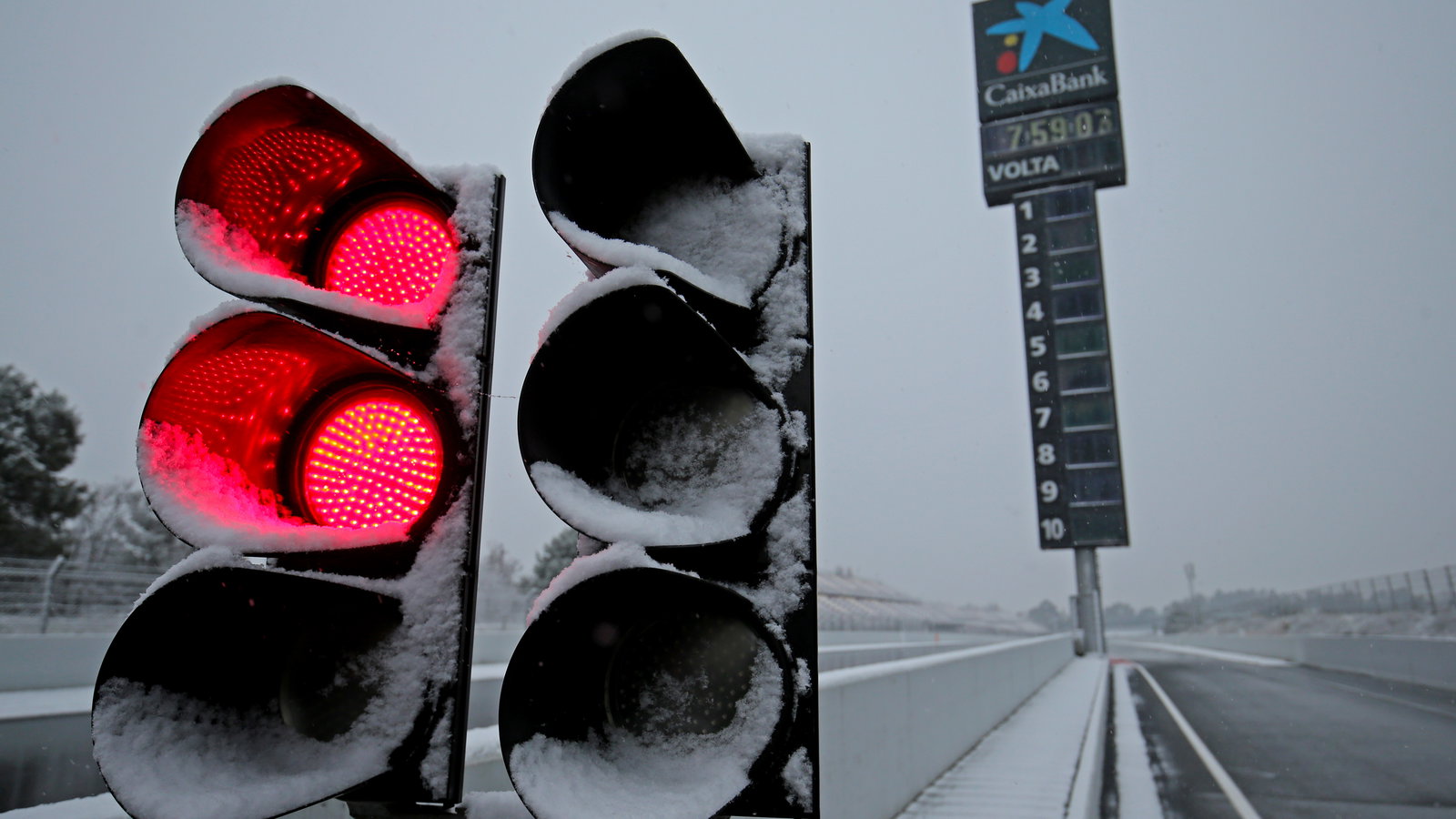 F1, Pre-season testing, snow,
